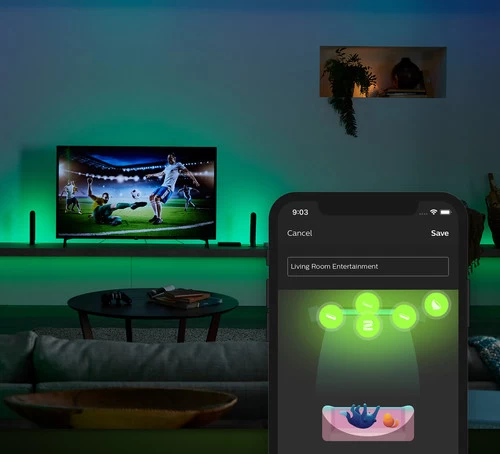 Philips Hue Play HDMI Sync Box + Gradient Lightstrip 55+ Zoll + Bridge – Bild 3