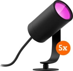 Philips Hue Lily Starterpaket White And Color Spießstrahler 5er-Pack