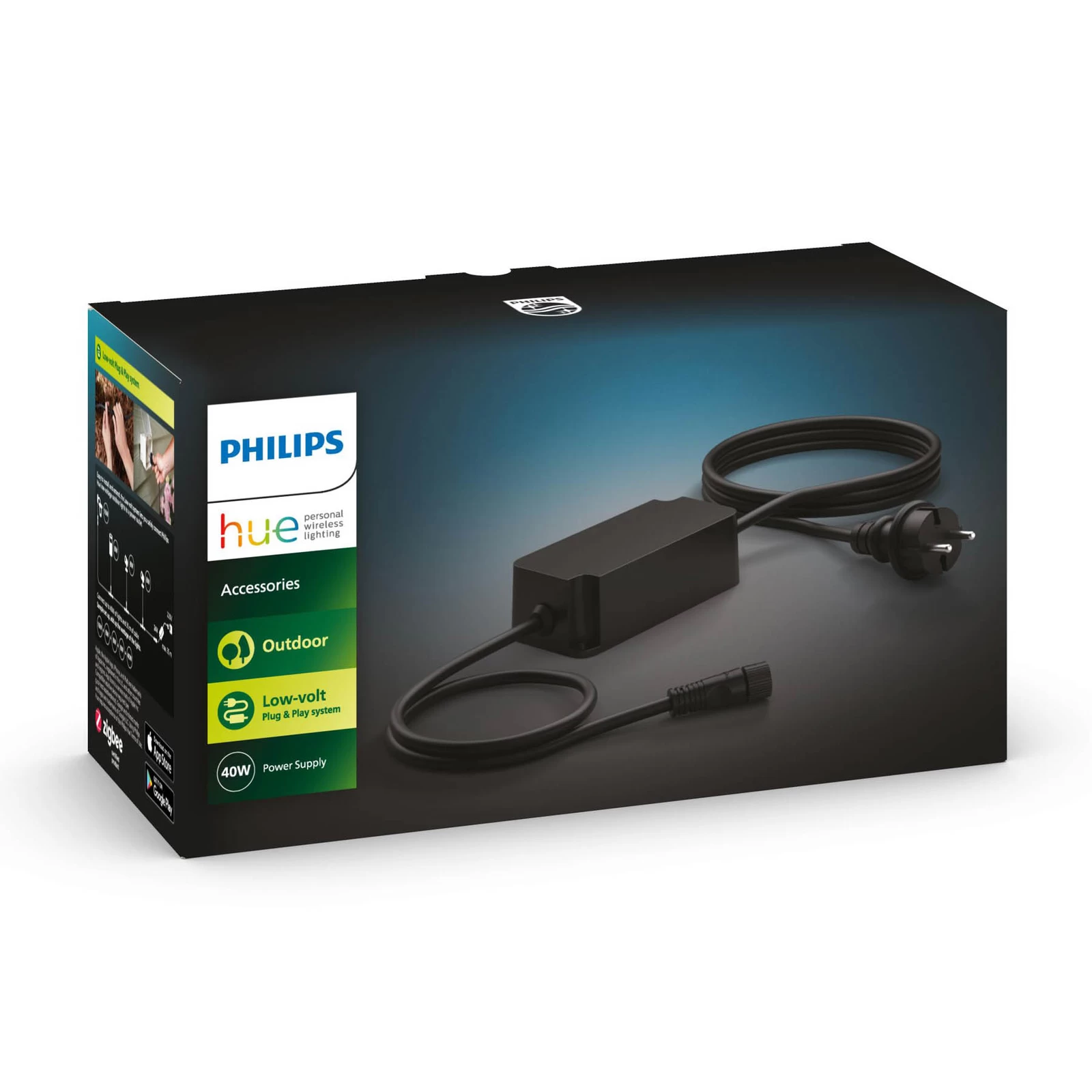 Philips Hue Outdoor Netzteil, 1 Ausgang, 24V, 40W – Bild 2